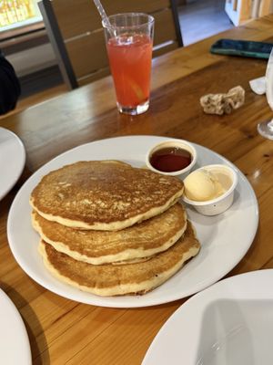 Blueberry pancakes (Non-vegan grandma LOVED)  at Pulse Cafe in Hadley