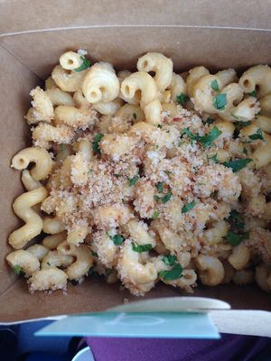 Mac N cheese to go! at Pulse Cafe in Hadley