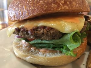 The Impossible Burger! at Pulse Cafe in Hadley