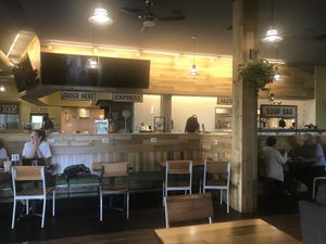 Order counter at Pulse Cafe in Hadley