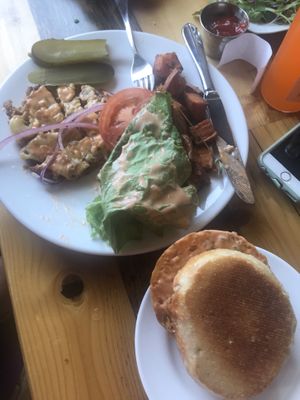 Impossible burger at Pulse Cafe in Hadley