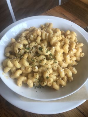 Mac n cheese at Pulse Cafe in Hadley