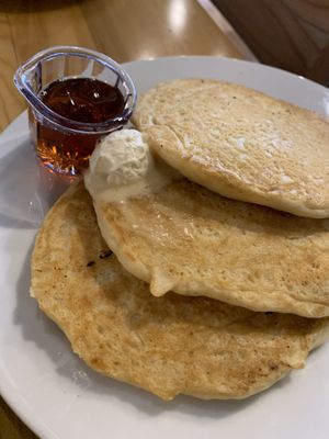 Blueberry pancakes are incredible! at Pulse Cafe in Hadley