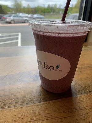 Açaí smoothie  at Pulse Cafe in Hadley