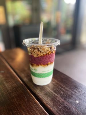 Chia Pudding Parfait was amazing   at Imua Coffee Roasters in Kapaa