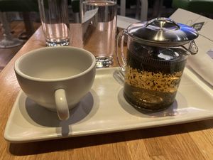 Peppermint tea  at True Food Kitchen in Denver