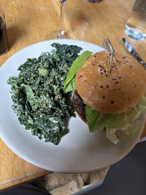 Plant Based Double Burger  at True Food Kitchen in Denver
