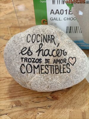 Una frase que mostra a la perfecció la filosofía del restaurant at Mandala Kitchen in Lescala