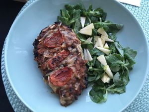 Berenjena rellena   at Mandala Kitchen in Lescala