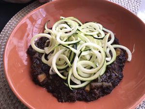 Arroz negro  at Mandala Kitchen in Lescala