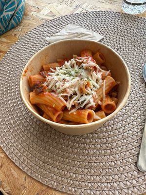 Rigatoni at Mandala Kitchen in Lescala