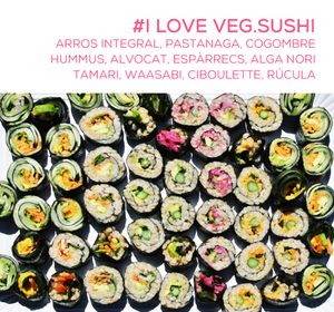 Vegan Sushi (order in advance) at Mandala Kitchen in Lescala