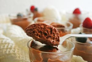 Chocolate mousse at Mandala Kitchen in Lescala