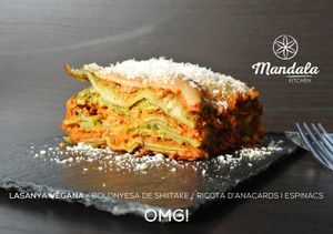 Lasanya at Mandala Kitchen in Lescala