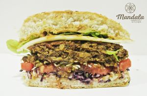 Burguers at Mandala Kitchen in Lescala