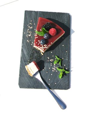 Cheesecake at Mandala Kitchen in Lescala