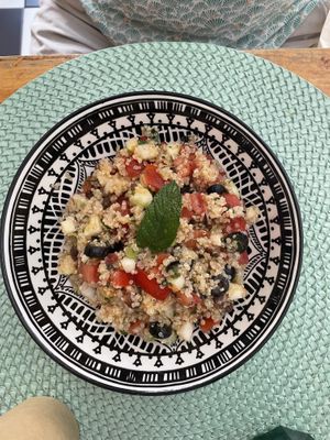 Quinoa salad  at Mandala Kitchen in Lescala