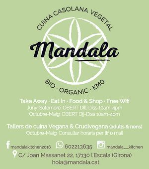 INFO MANDALA ALL YEAR LONG
FOR MORE INFO CHECK FACEBOOK, INSTAGRAM, WHATSAPP OR MAIL, THANKS at Mandala Kitchen in Lescala
