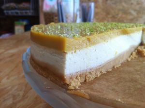 Lemon Cheesecake at Mandala Kitchen in Lescala