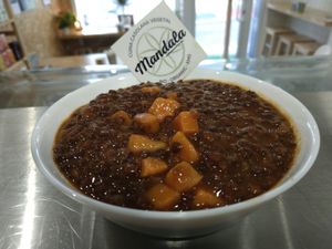 lentils with moniato at Mandala Kitchen in Lescala
