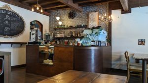 Vintage Style Interior at Curio Espresso and Vintage Design in Kanazawa