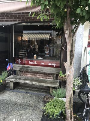 Shop front  at Curio Espresso and Vintage Design in Kanazawa