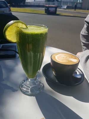 il pozzo juice great coffee at Il Pozzo Cafe in Wollongong