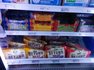 frozen foods include Beyond Meat products at Grassroots Natural Market in Jacksonville