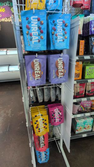 So many more Unreal options than Publix has at Grassroots Natural Market in Jacksonville