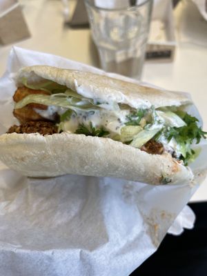 Falafel bread  at Fafa's - Kampinkeskus in Helsinki