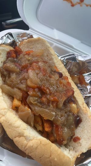 The drago  at Mad Dogs Hot Dogs in Venice