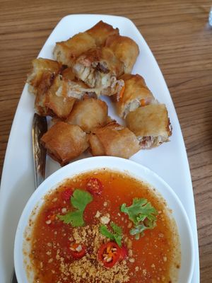 Spring roll at Talalask in Bangkok