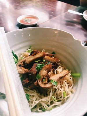 Duck noodles, tasty at Talalask in Bangkok