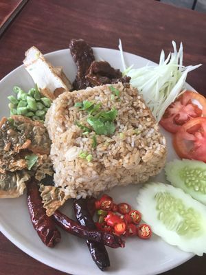 Fried rice at Talalask in Bangkok