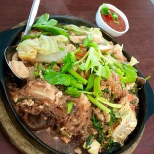 'Suki' stir fried  at Talalask in Bangkok