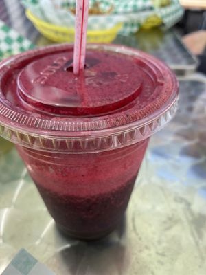 Fly me to the Moon smoothies at Vibrations in Gary