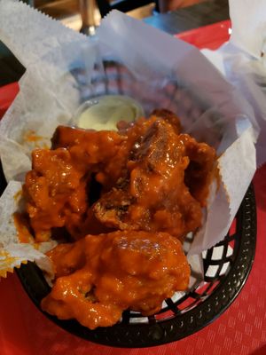 Buffalo wings at Blackbird in Philadelphia
