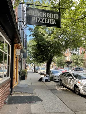 Outside at Blackbird in Philadelphia