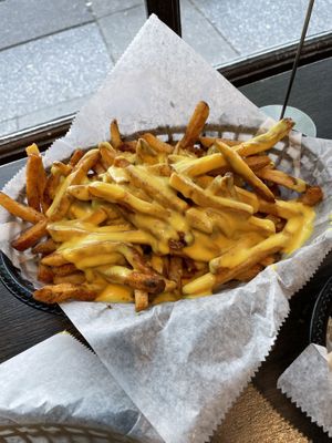 Cheese fries at Blackbird in Philadelphia