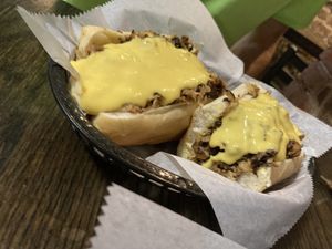 Philly cheesesteak  at Blackbird in Philadelphia