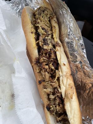 Cheesesteak at Blackbird in Philadelphia