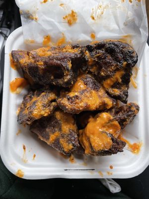 Habanero buffalo wings at Blackbird in Philadelphia