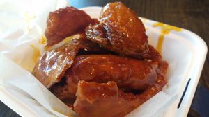 Spicy sweet wings at Blackbird in Philadelphia