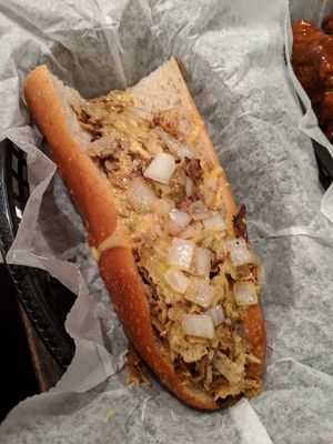 Vegan Philly Cheesesteak at Blackbird in Philadelphia