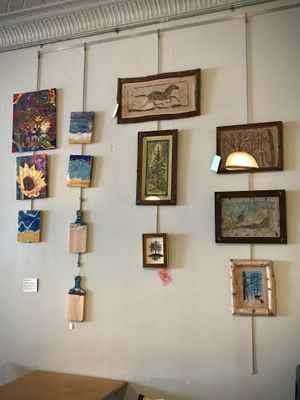 local artwork  at The Wild Bean in Lewisburg