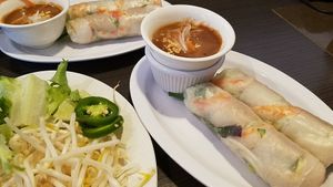 fresh rolls at Golden Flower Veggie  in Westminster