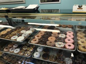 Top shelf are vegan at Cake Among Us in Rancho Cucamonga