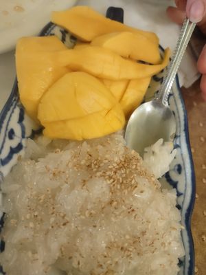 Mango Sticky Rice at Divine Thai in Grover Beach