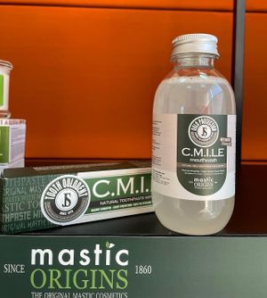 Vegan Mastic Origins toothpaste floride free and mouthwash that it will blow your mind! Enjoy!😄 #Veganuary at Healthy Life in Paralimni