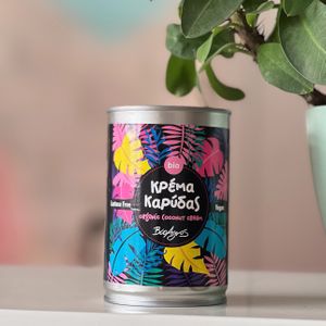 Vegan coconut cream🥥✨ Perfect for delicious meals and fully vegan friendly!  at Healthy Life in Paralimni